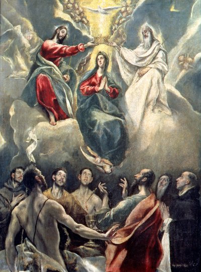 La coronación de la Virgen de El Greco